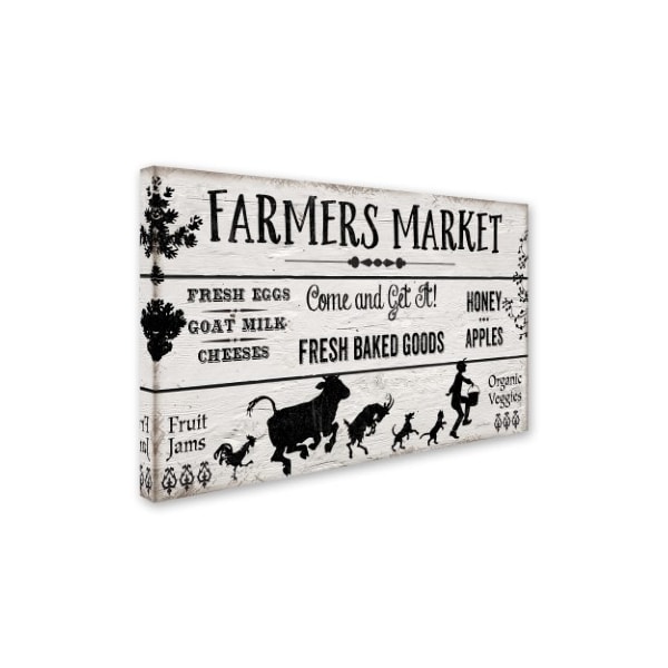 Jean Plout 'Farmers Market 2' Canvas Art,12x19